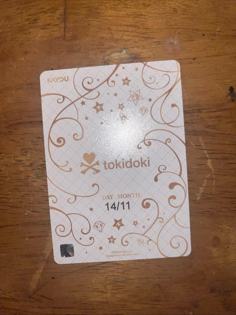 Tokidoki Kayou Wonder Voyage 2 Calendar XR Rare Holographic Tiger Nation Card